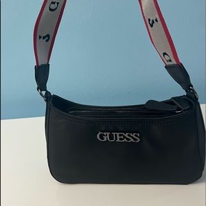 Guess black shoulder bag